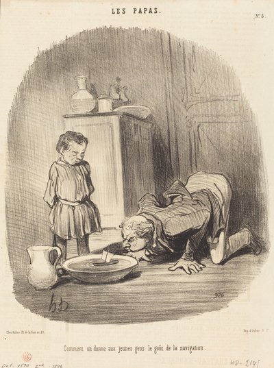 Hur vi ger... smaken av navigering av Honoré Daumier