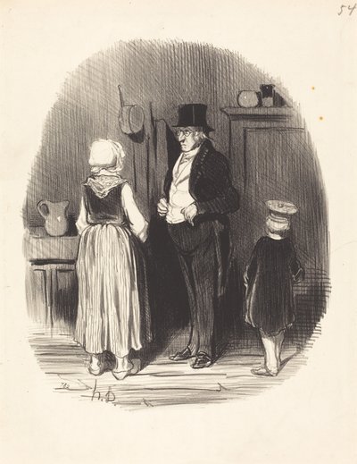 Hur!... alla mina får är döda... av Honoré Daumier