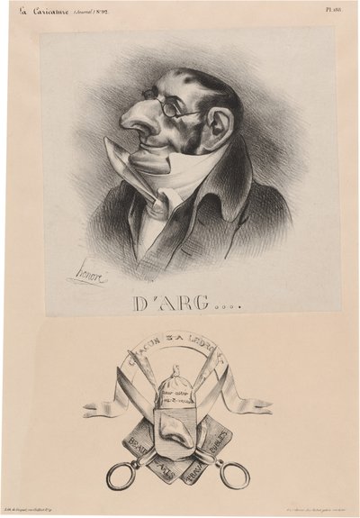 Greve av Argout av Honoré Daumier