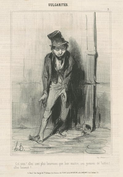 Cré nom: De är gladare... av Honoré Daumier