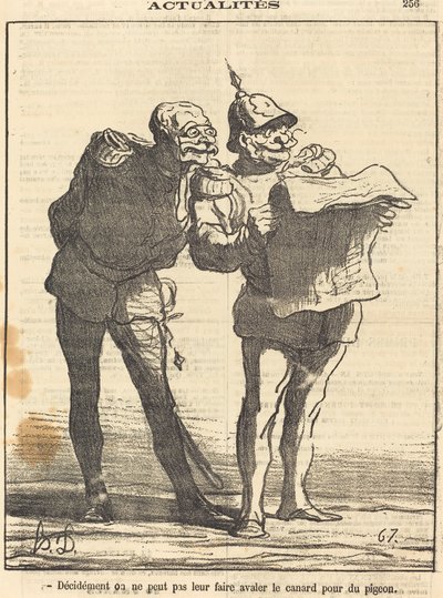 Klart vi inte kan... av Honoré Daumier