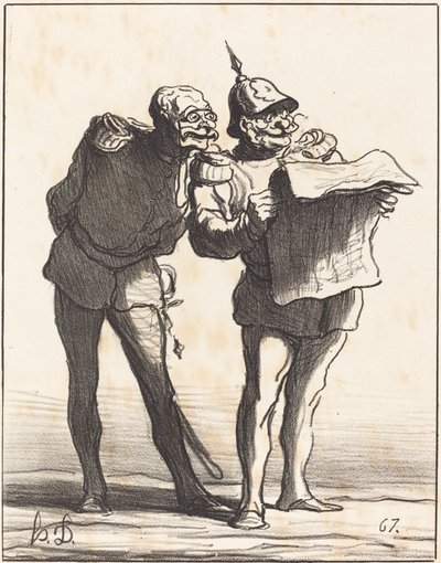 Klart vi inte kan... av Honoré Daumier