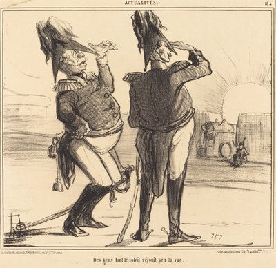 Människor vars syn är lite glad av solen av Honoré Daumier