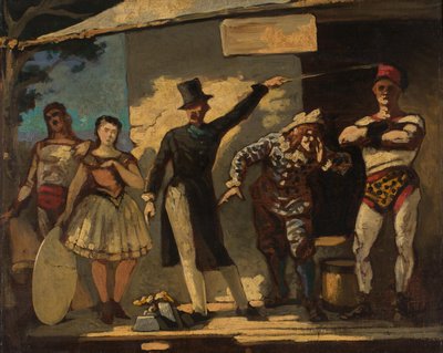 Jonglörerna av Honoré Daumier