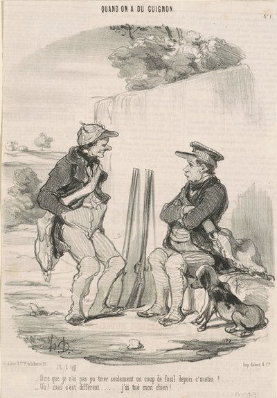 Att säga att jag inte kunde skjuta ... av Honoré Daumier