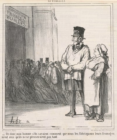Säg, min man, om de visste... av Honoré Daumier