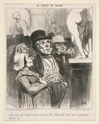 Säger nej av Honoré Daumier