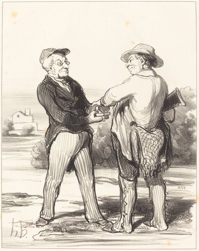 Säg, president, omöjligt att fånga en hare... av Honoré Daumier