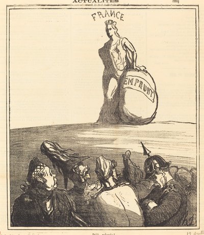Redan hämtad! av Honoré Daumier