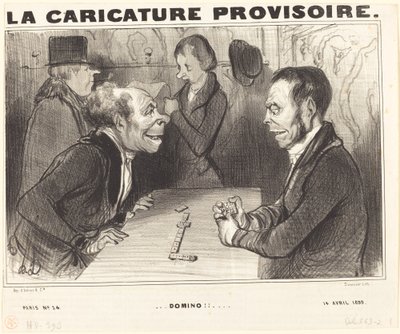 Domino!! av Honoré Daumier