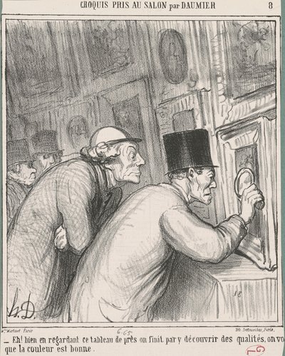 Hallå! Ta en ordentlig titt på den här tabellen av Honoré Daumier