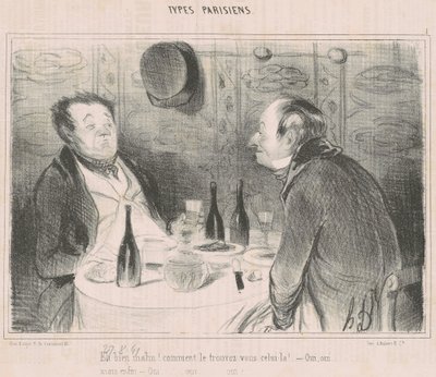 Tja smart! hur hittar du denna! av Honoré Daumier