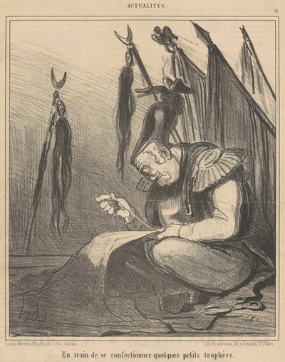 Håller på att ... göra några av Honoré Daumier