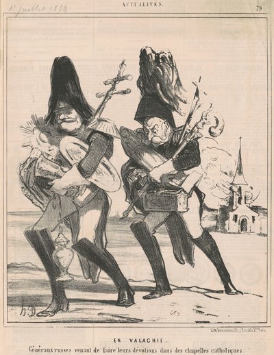 I Valakien av Honoré Daumier