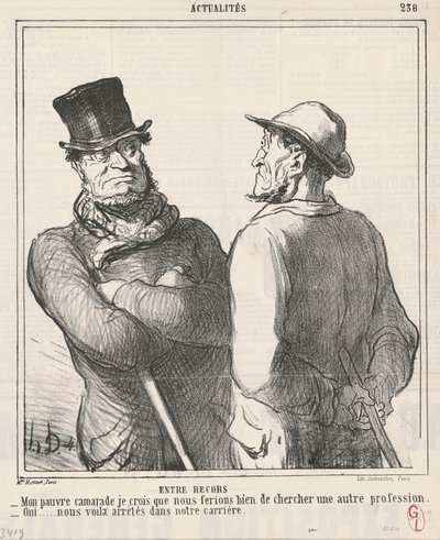 Mellan minnen av Honoré Daumier