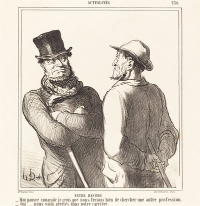 Mellan minnen av Honoré Daumier