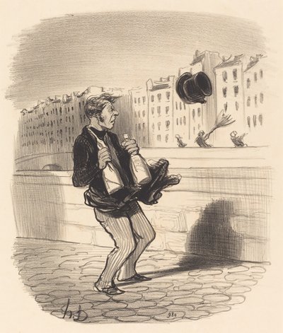 Kom in, sir... var inte blyg... av Honoré Daumier