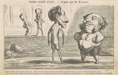 Är det tillåtet att vara smal så! ... av Honoré Daumier