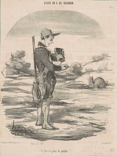 Och inte ett puderkorn! ... av Honoré Daumier