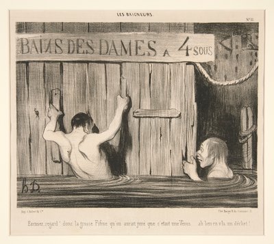 Ursäkt; blick av Honoré Daumier