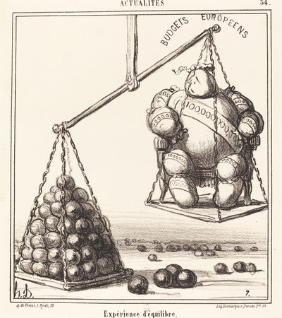 Balanserfarenhet av Honoré Daumier