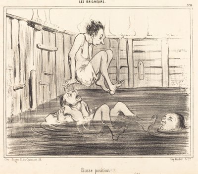 Fel position!!! av Honoré Daumier
