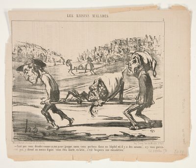 Du får inte ångra dig så, mina stackars av Honoré Daumier