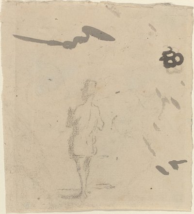 Figur av en man av Honoré Daumier