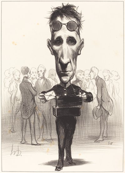 Félix Saint-Priest av Honoré Daumier