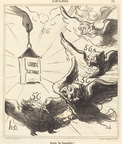 Parkera ljuset! av Honoré Daumier