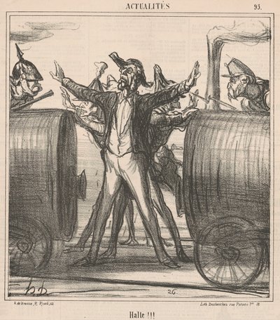 sluta!!! av Honoré Daumier