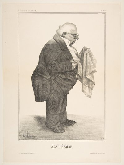 Harlé Père, publicerad i La Caricature nr. 136, 5 juni 1833, 5 juni 1833. av Honoré Daumier