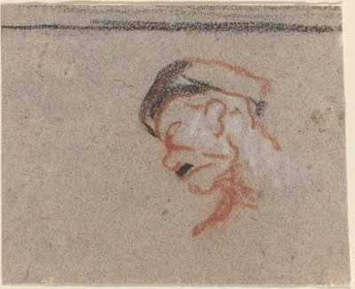 Chef för en man av Honoré Daumier
