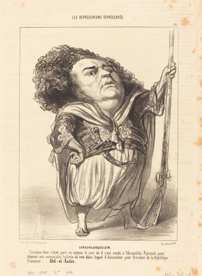 Henri de Larochejacquelein av Honoré Daumier