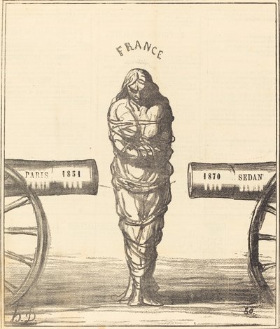 En regeringshistoria av Honoré Daumier