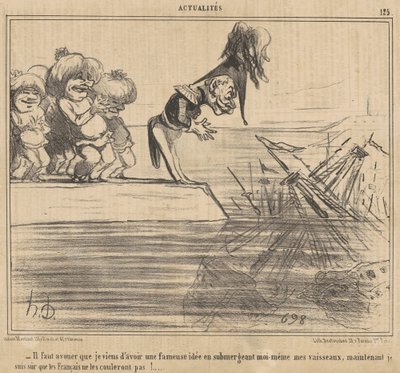 Jag måste erkänna att jag precis hade en... av Honoré Daumier