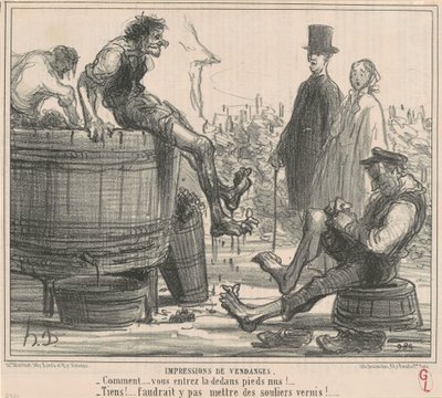 Skörda intryck av Honoré Daumier