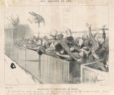 Resetryck och kompressioner av Honoré Daumier
