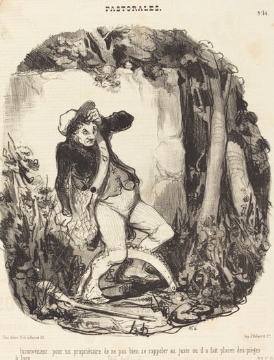 Nackdel för en ägare att inte... av Honoré Daumier