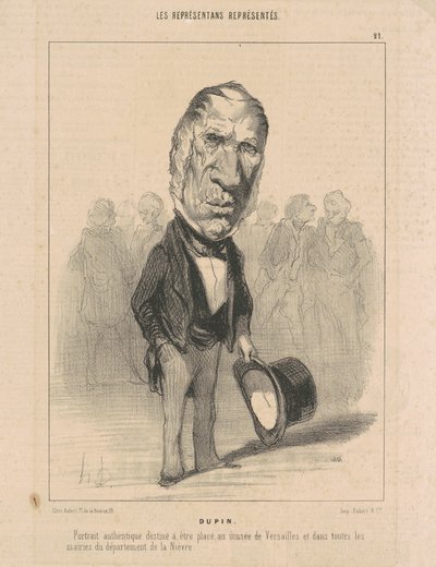 J. Jacques Dupin av Honoré Daumier