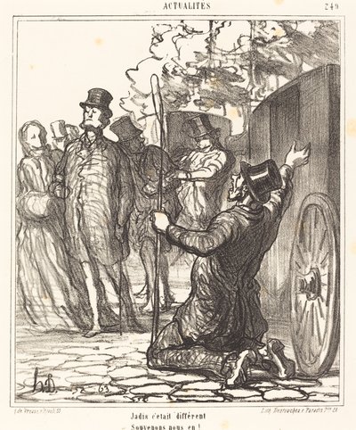 Det brukade vara annorlunda av Honoré Daumier