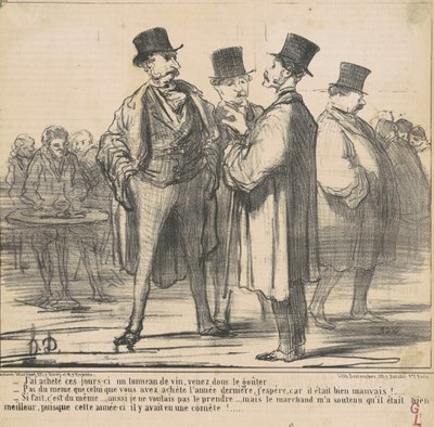 Jag köpte ... ett fat vin ... av Honoré Daumier