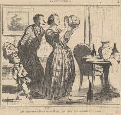 Jag tror jag kan säga, utan att smickra mig själv... av Honoré Daumier