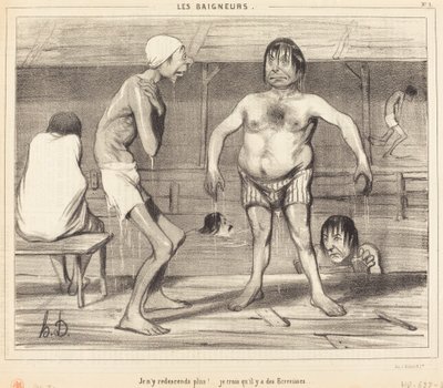 Jag kommer inte tillbaka dit igen!... Jag tror... av Honoré Daumier