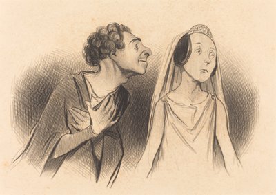 Jag lämnar mer kär än... någonsin... av Honoré Daumier