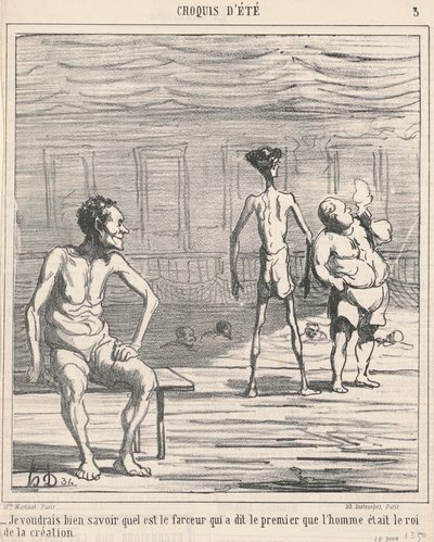 Jag skulle vilja veta vad som är... av Honoré Daumier