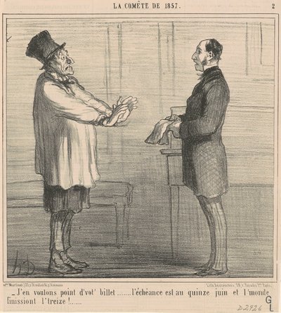 Jag vill inte ha din biljett... av Honoré Daumier