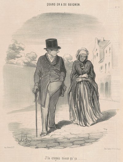 Jag tyckte det var bättre än så... av Honoré Daumier