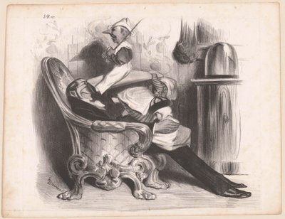 Karikatuur av minister Antoine Maurice Apollinaire d