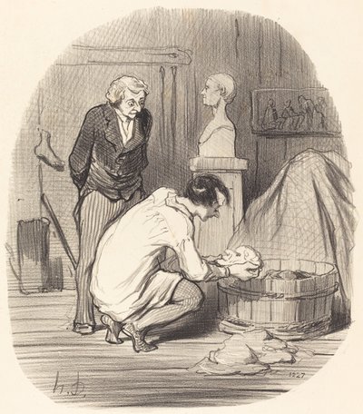 Konstnären - det är det!... av Honoré Daumier
